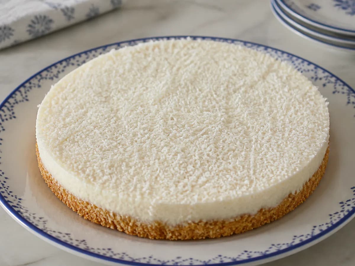 Tarte Deliciosa de Coco Sem Açúcar e Sem Glúten
