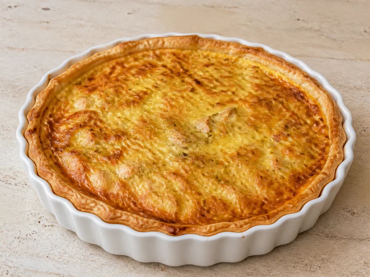Tarte de Frango com Alho Francês