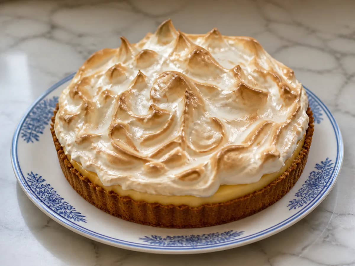 Tarte de Limão Bastante Merengada