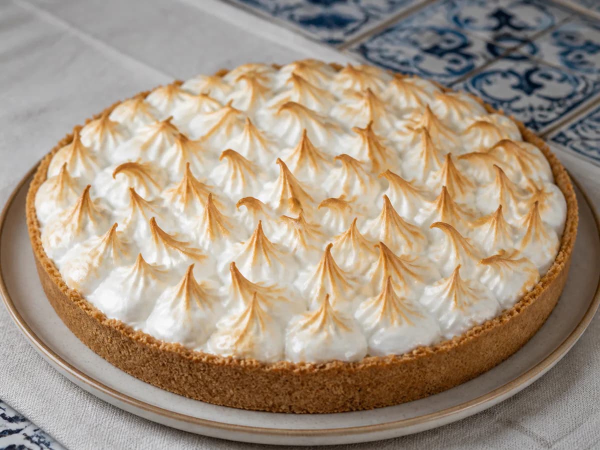 Tarte de Limão Merengada com Leite Condensado
