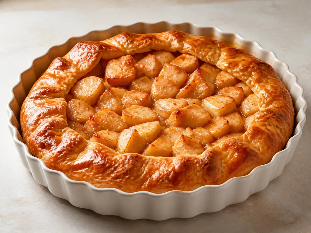 Tarte de Maçã em Massa Folhada