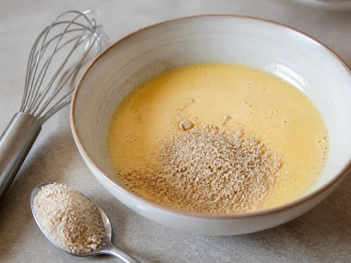 Preparação de Tarte de Maçã Cremosa 2 durante a confeção