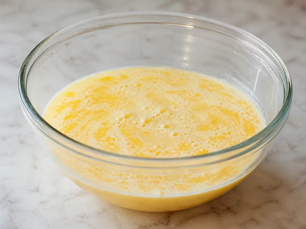 Preparação de Tarte de Maçã Cremosa 3 durante a confeção