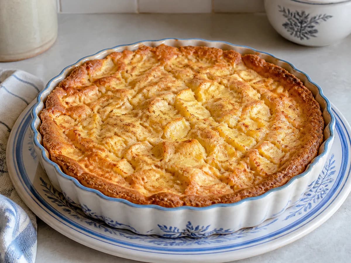 Tarte de Maçã Cremosa e Muito Fácil de Fazer