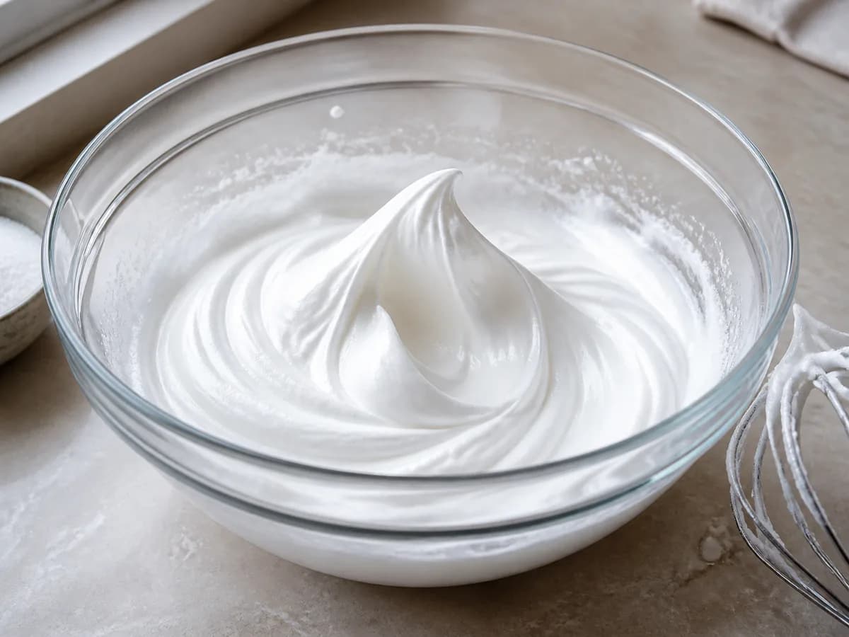 Preparação de Tarte de Maçã Merengada durante a confeção