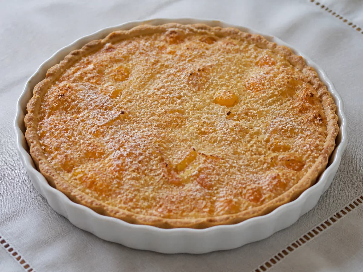 Tarte de Meloa com Amêndoa