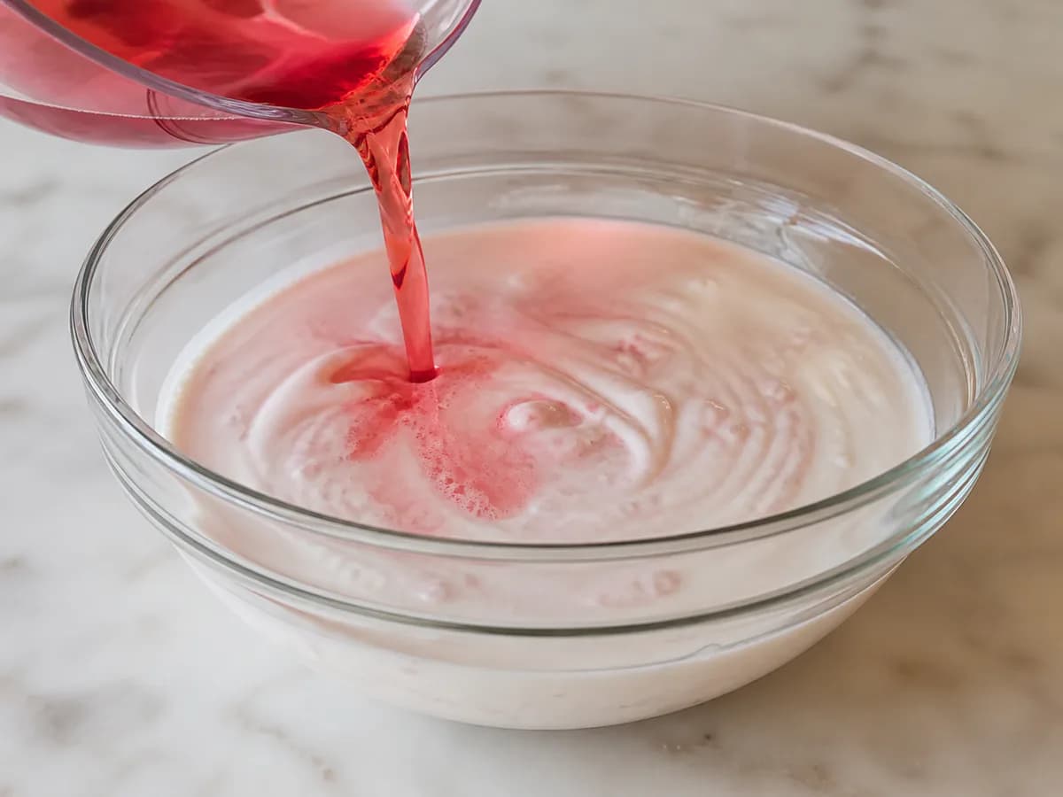 Preparação de Tarte de Morangos com Gelatina durante a confeção
