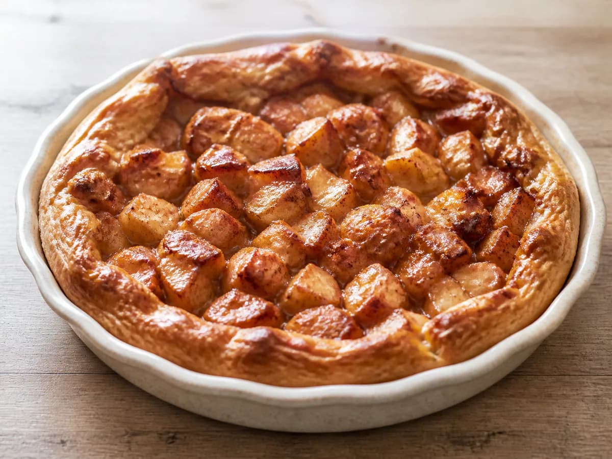 Tarte Deliciosa de Maçã e Canela
