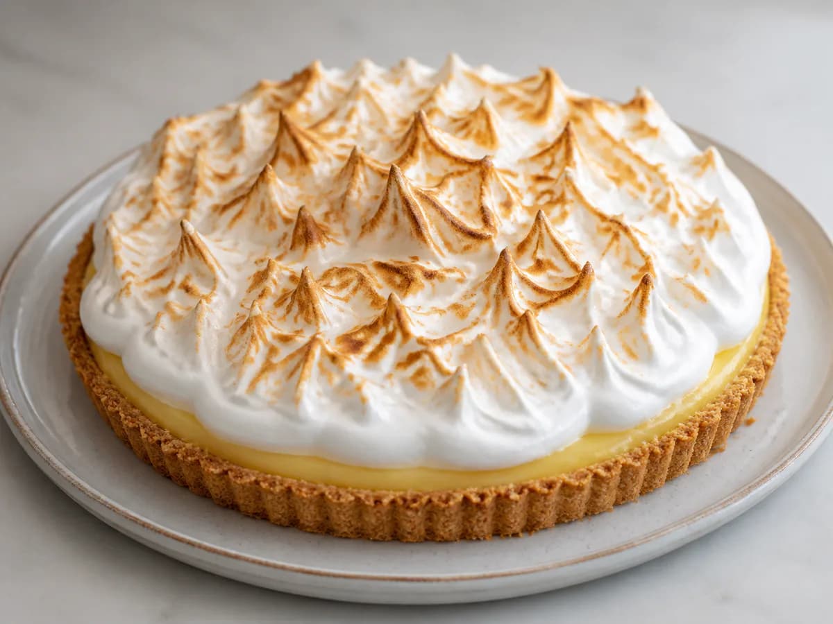 Tarte de Limão com Merengue