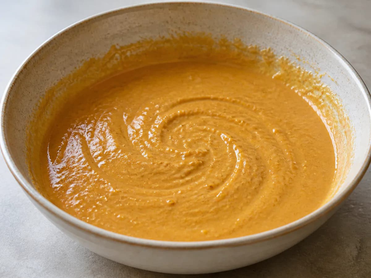 Preparação de Torta de Abóbora e Canela durante a confeção