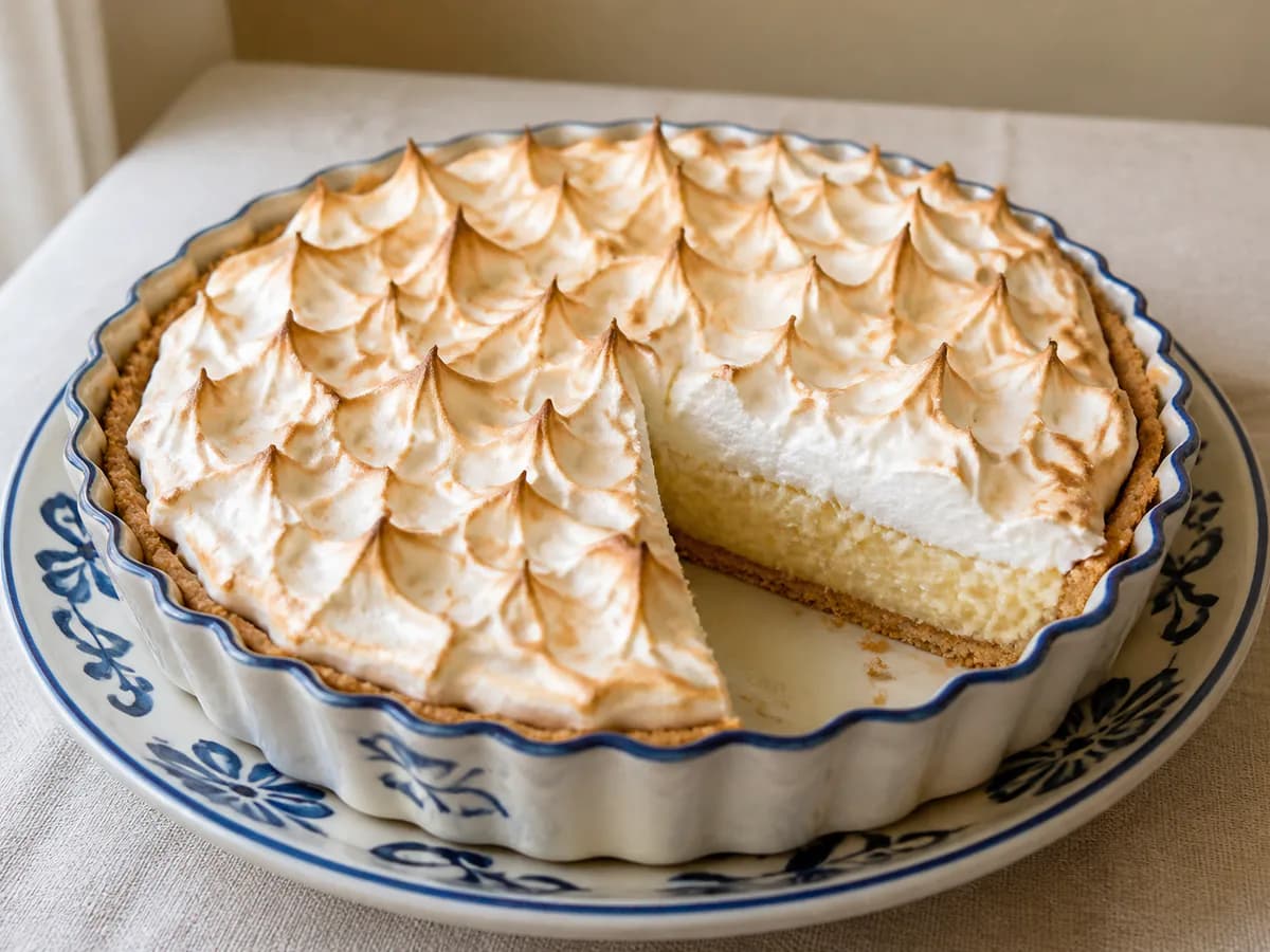 Torta de Coco e Lima com Merengue