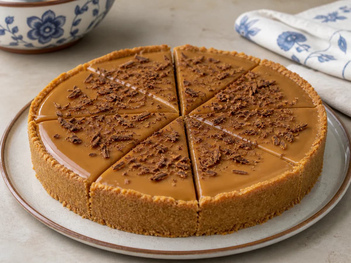 Torta de Doce de Leite Cremosa