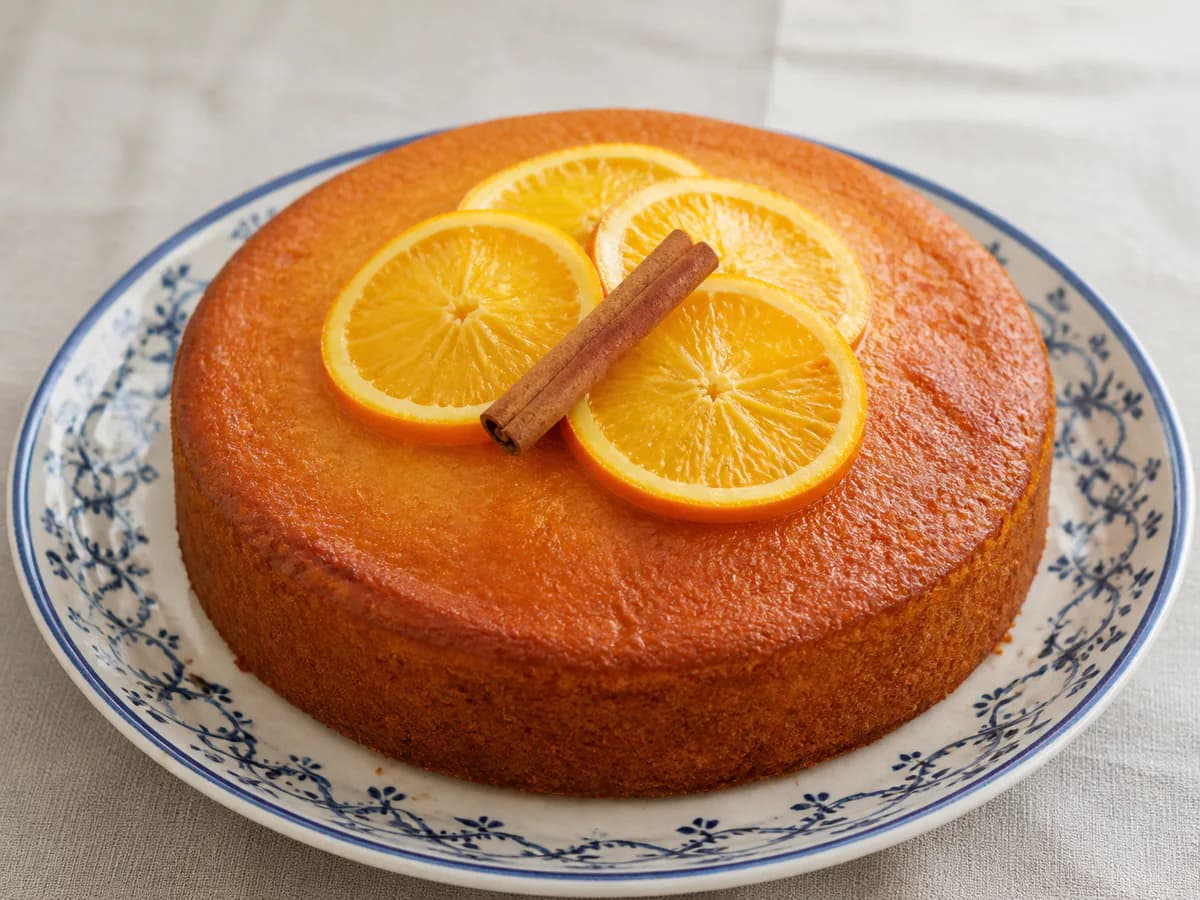 Bolo Natalício de Laranja com Especiarias