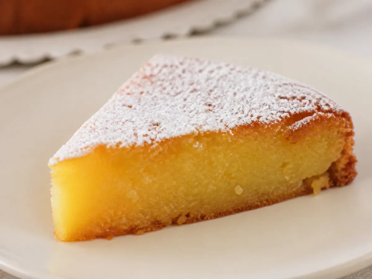 Pormenor de uma porção de Toucinho do Céu à Moda Antiga