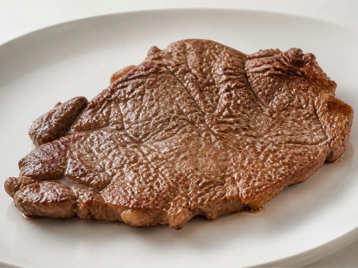 Pormenor de uma porção de Como Amaciar Carne com Bicarbonato de Sódio