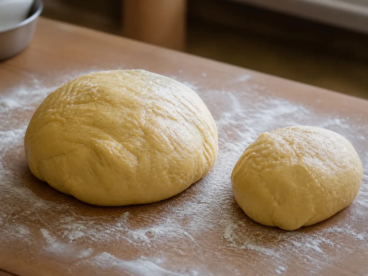 Preparação de Folar da Páscoa e Uma Páscoa Feliz durante a confeção