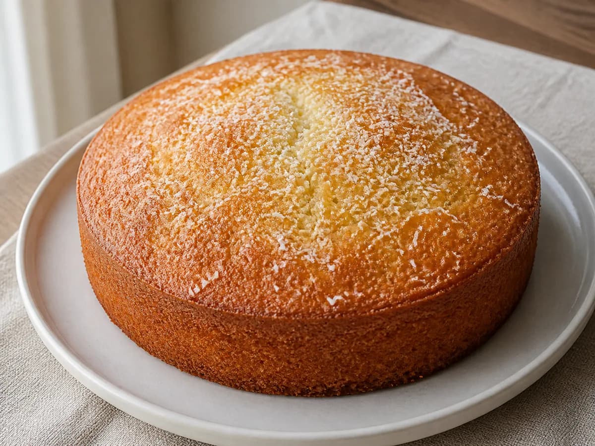 Um Simples E Delicioso Bolo de Coco