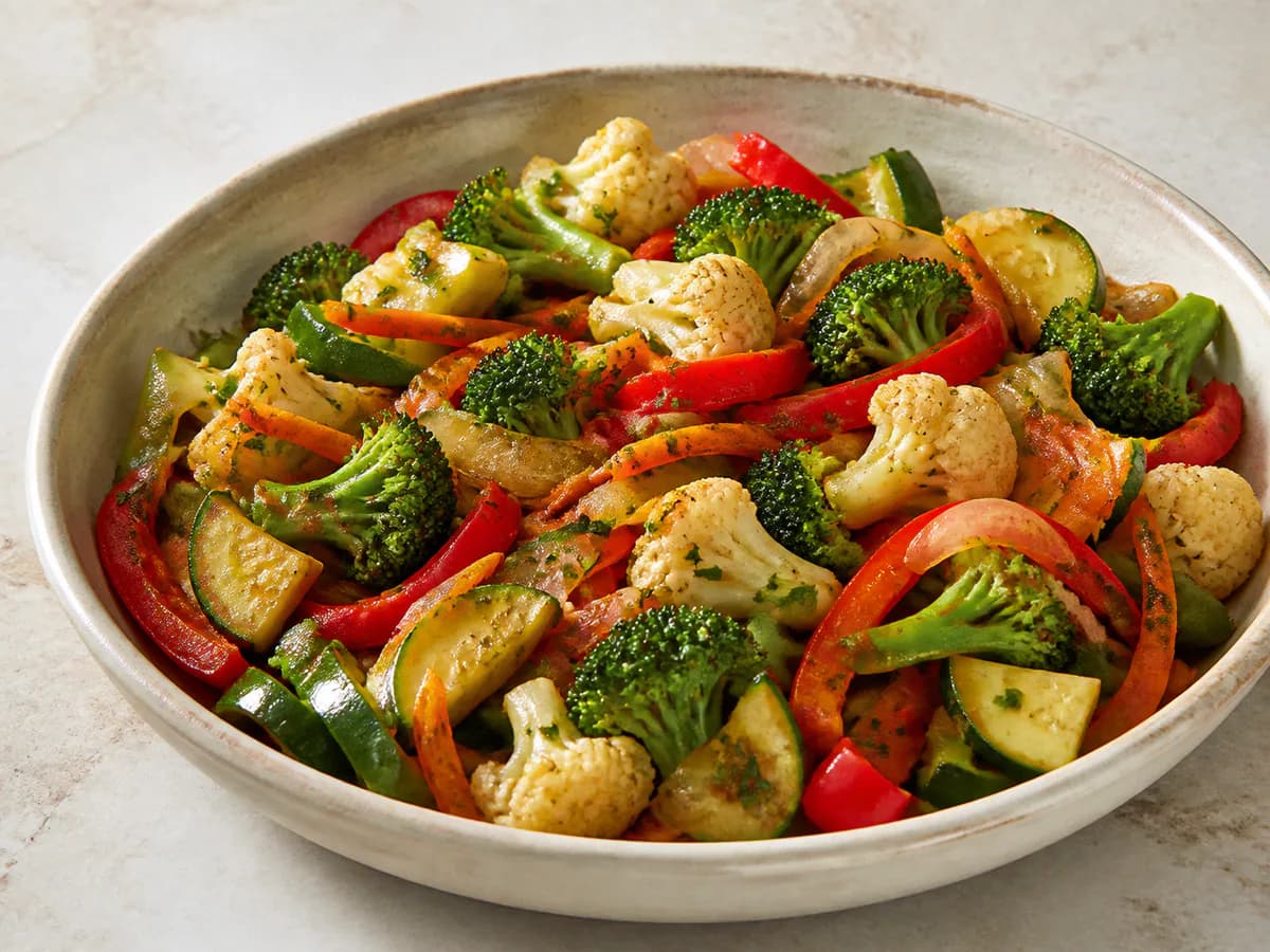 Vegetais Salteados à Portuguesa