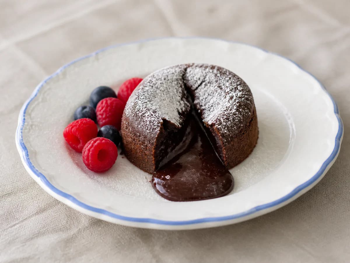 Vulcões de Chocolate (Petit Gâteaux)