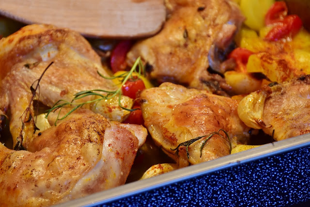 Frango Assado no Forno com Ervas Aromáticas