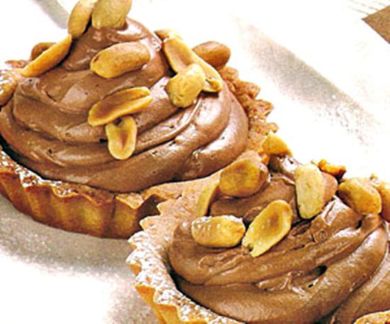 Tarteletes de Chocolate com Amendoim