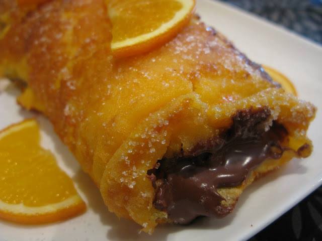 Torta de Laranja com Nutella