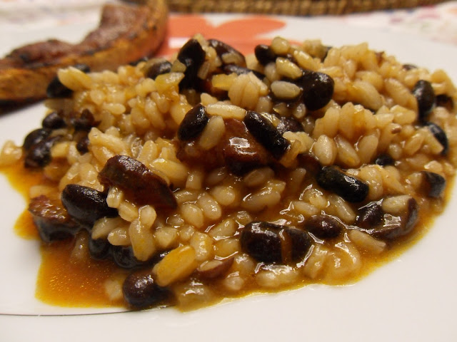 Arroz Cremoso de Feijão Preto