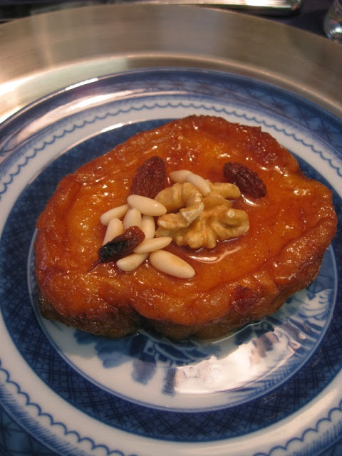 Rabanadas de Leite e Vinho do Porto com Frutos Secos