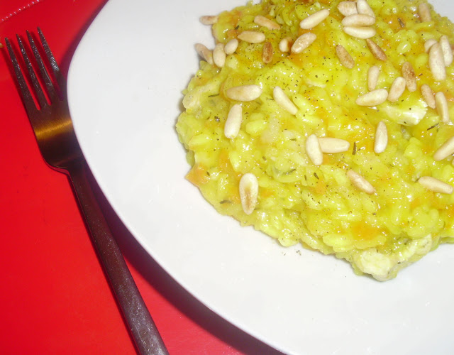 Risotto de Frango e Frutos Secos