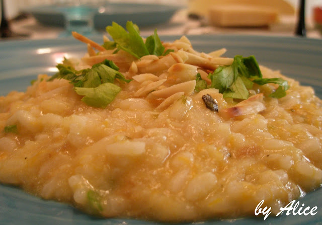 Risotto de Abóbora e Alheira