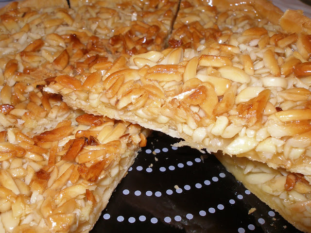 Tarte de Amêndoa com Caramelo