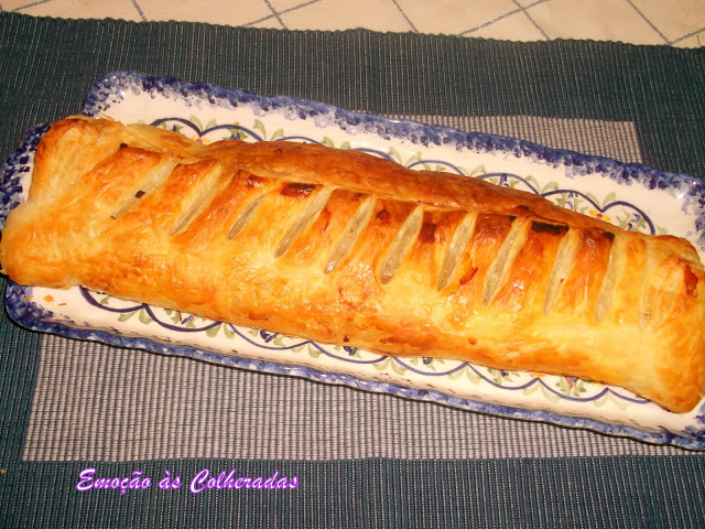 Folhado de Atum com Cogumelos e Queijo