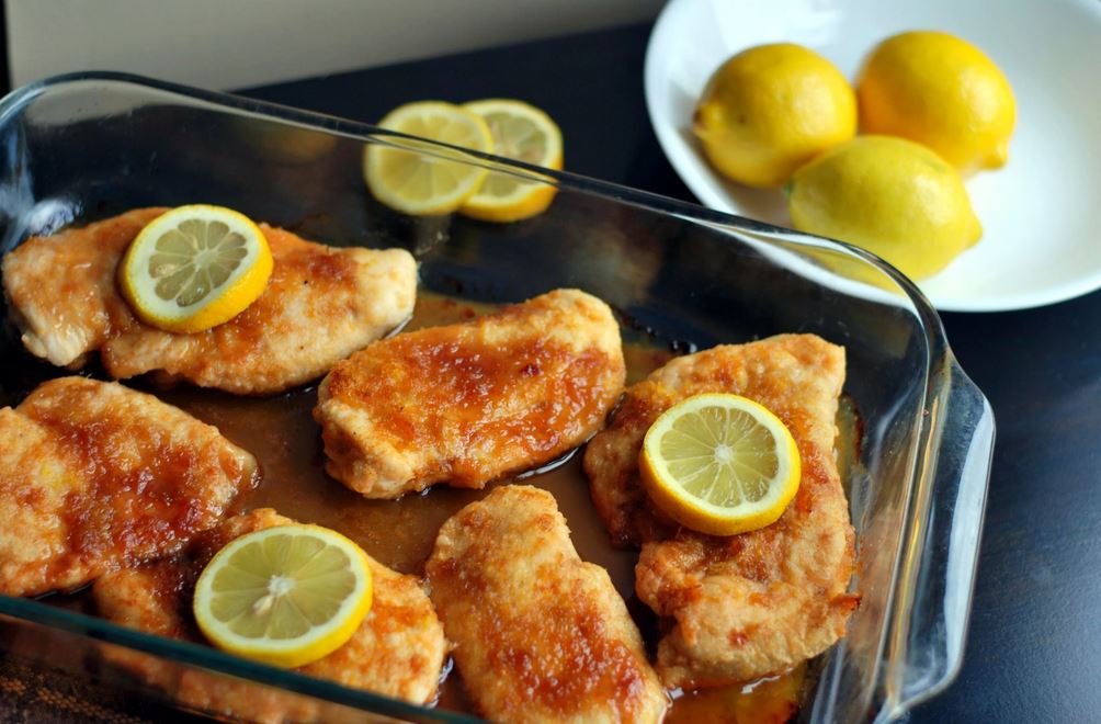 Peitos de Frango no Forno com Molho de Farinheira