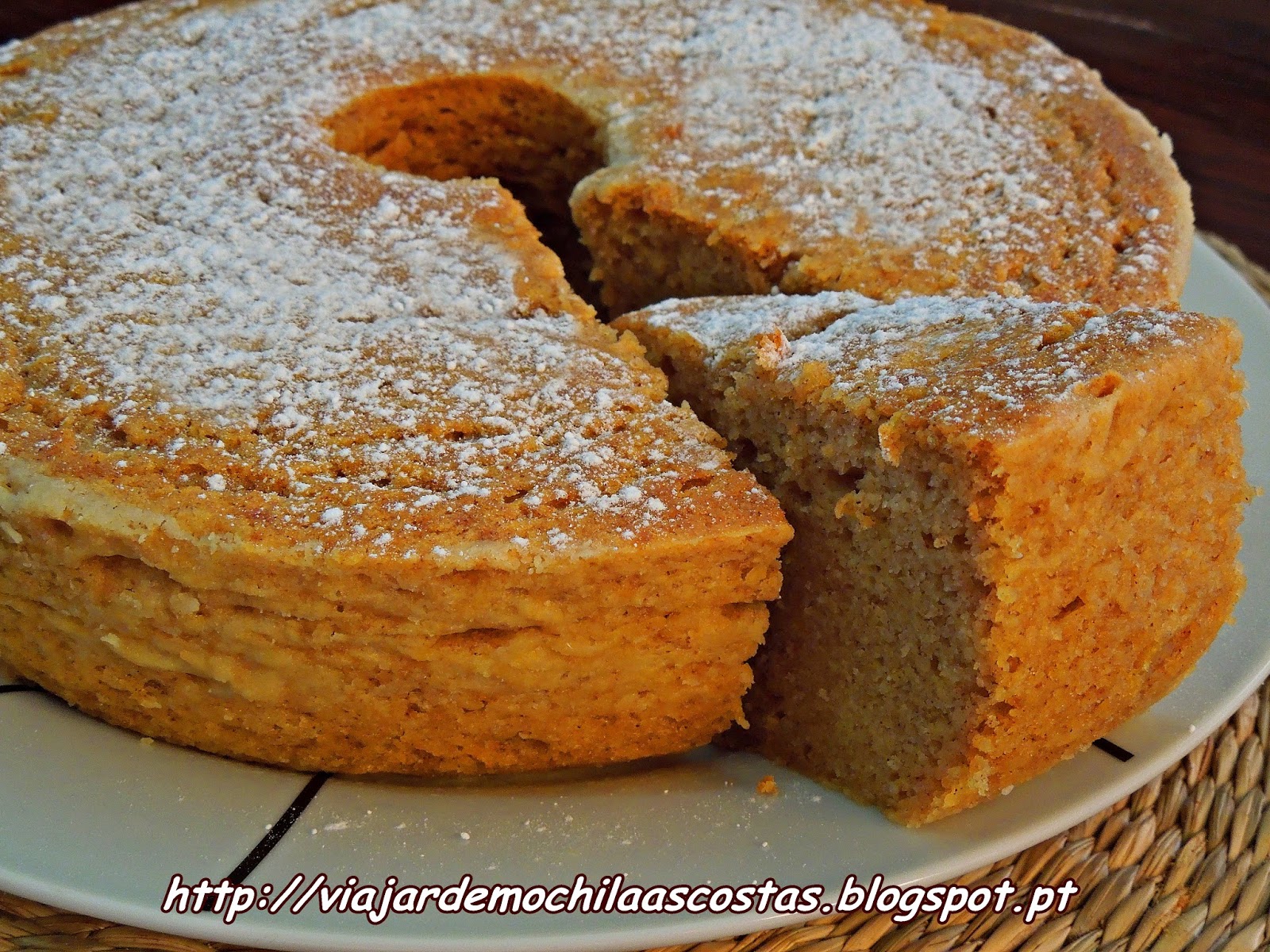 Bolo de Requeijão e Canela