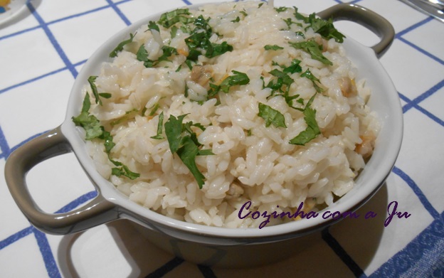 Arroz de Berbigão em Caldo de Peixe