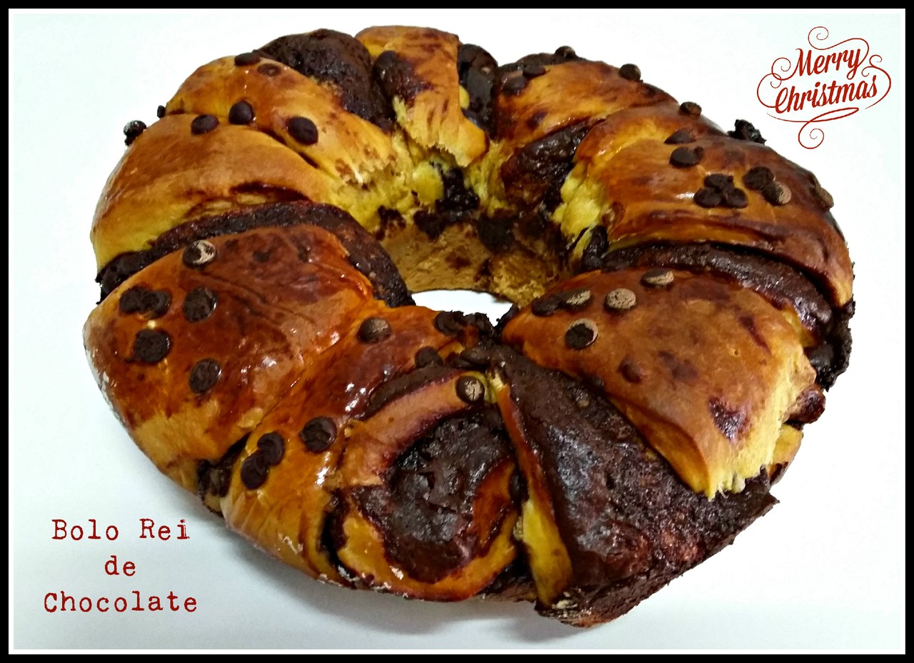 Bolo Rei de Chocolate