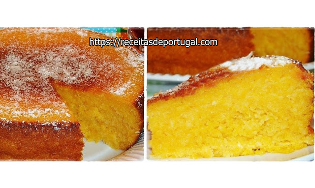 Bolo de Batata Doce e Laranja