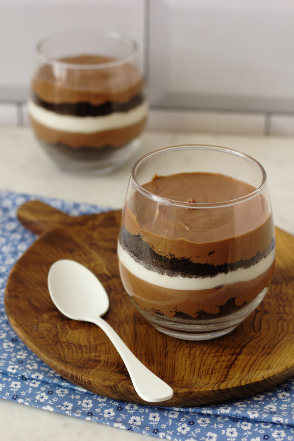 Trifle de Mousse de Chocolate